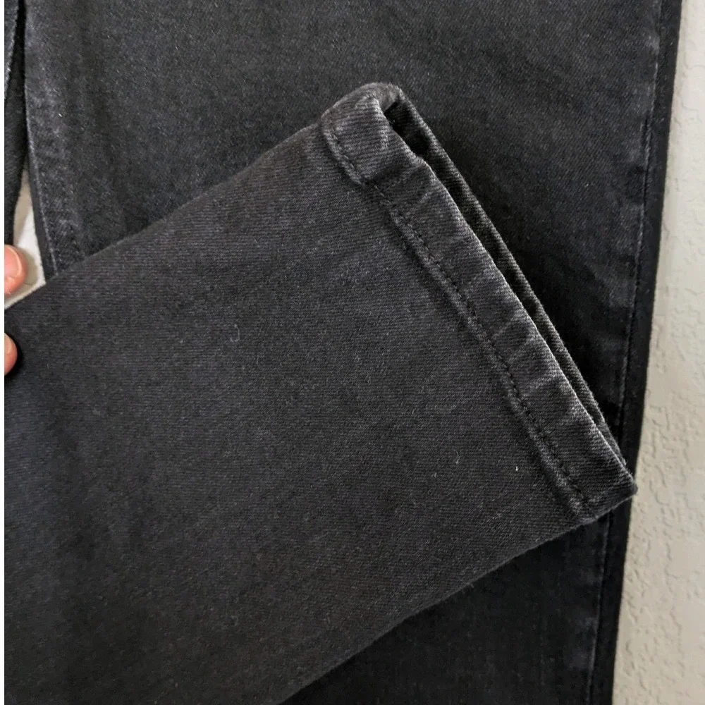 Reformation High Rise Skinny Jeans Women's 29 Black Stretch Denim Sustainable‎
